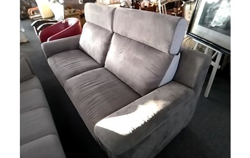 CANAPE TISSU GRIS 1 TROU 1 TACHE