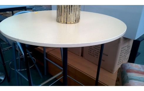 MESA ALTO REDONDO AMARILLO LA UNIDAD