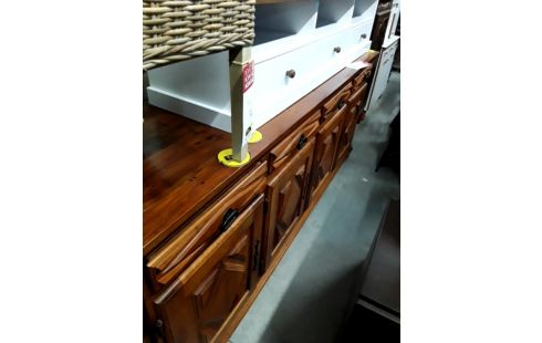 ENFILADE 4P STYLE RUSTIQUE BOIS EXO + CLE .