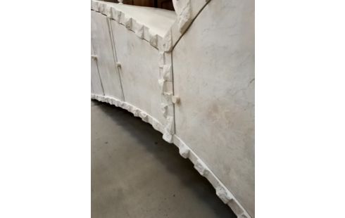 ENFILADE +MIROIR STYLE PIERRE ANTIQUE /CLE