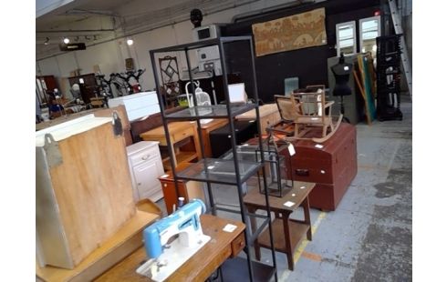 ETAGERE NOIRE VERRE ACIER