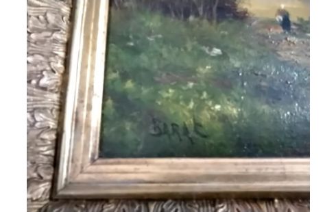 HUILE SUR TOILE SIGNÉ BARAT