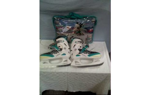 SCHLITTSCHUH WEISS /GRÜN <DINTEX MEMBRAN>