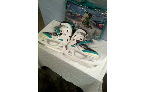 SCHLITTSCHUH WEISS /GRÜN <DINTEX MEMBRAN>