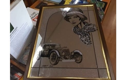 MIROIR DESSIN NOIR ET BLANC