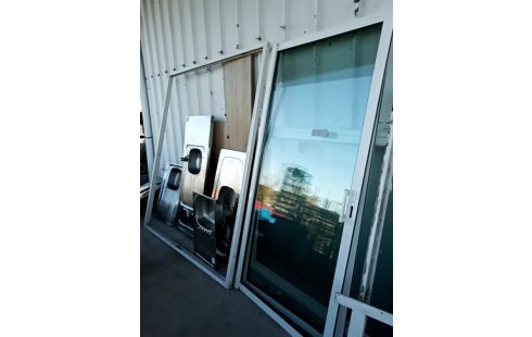 BAIE VITRÉE ALU BLANCHE