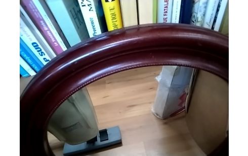 MIROIR ROND CONTOUR BOIS