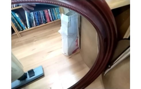 MIROIR ROND CONTOUR BOIS