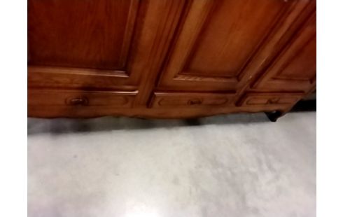 ARMOIRE CHENE MASSIF 3 PORTES CLÉS