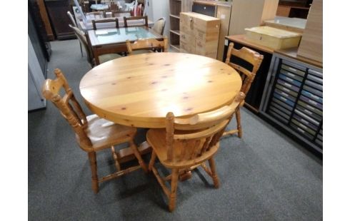 CHAISE PIN STYLE WESTERN LOT DE 4