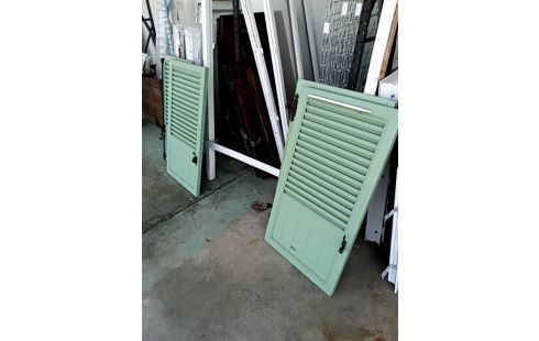 VOLET ALU LA PAIRE VERT