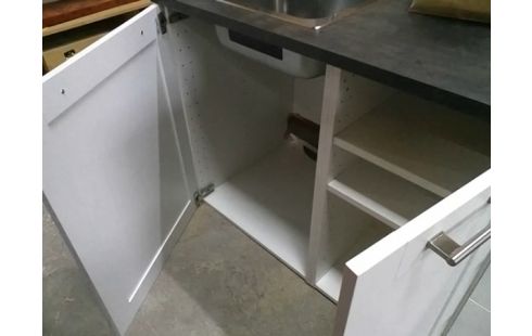 ELEMENTS DE CUISINE 2P 3T AVEC LAVABO (+ PIEDS REGLABLES)