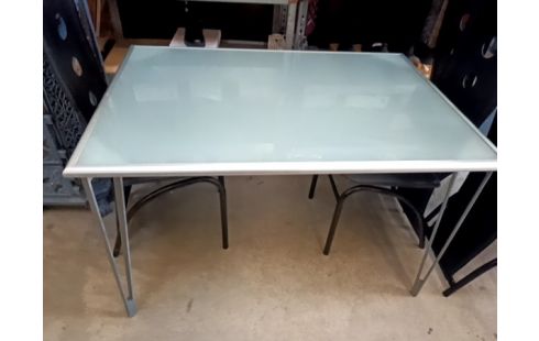 TABLE PLATEAU VERRE