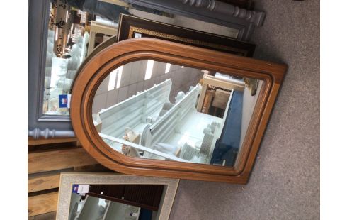 MIROIR CADRE CHENE BORD ARRONDI