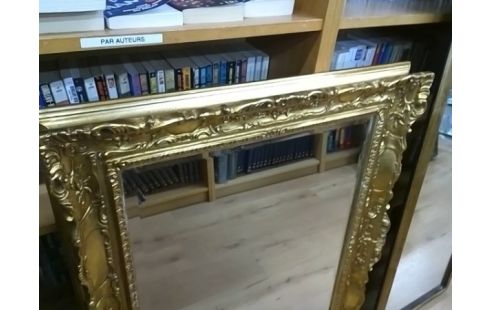 MIROIR DORE 76X98