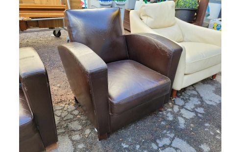 FAUTEUIL BRUN