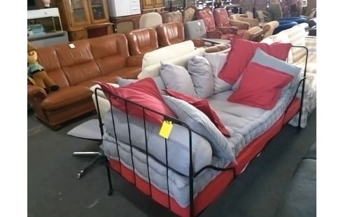 BANQUETTE LIT FER FORGE