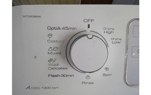 LAVE LINGE SECHANT WTD6384K  BRANDT VERTICAL