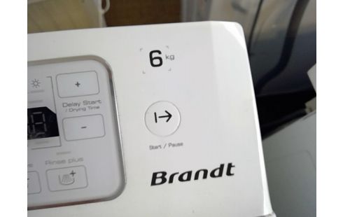 LAVE LINGE SECHANT WTD6384K  BRANDT VERTICAL