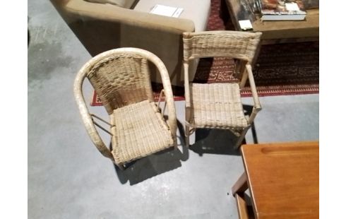 FAUTEUIL ENFANT ROTIN