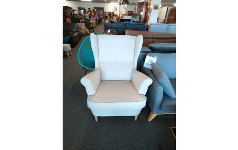 FAUTEUIL IKEA TISSU BEIGE