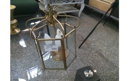 SUSPENSION VERRE LANTERNE GRAND MODELE