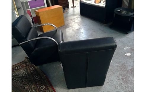 FAUTEUIL CUIR ACCOUDOIRS ARCEAUX QUALITÉ