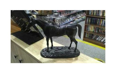 STATUE CHEVAL BRONZE SIGNE JOSEPH WOLF