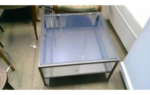 SALONTAFEL GLAS SCHUIF ETALAGE