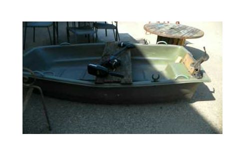 BARQUE DE PECHE + MOTEUR 18LBS