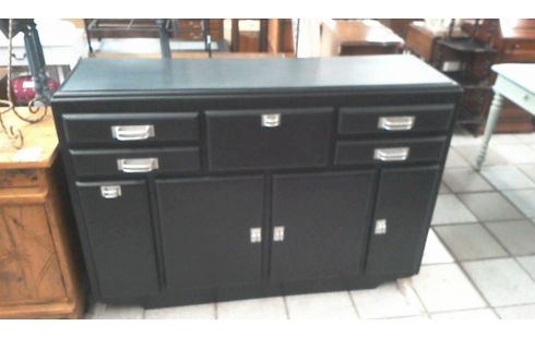 BOERENKAST ZWART VINTAGE