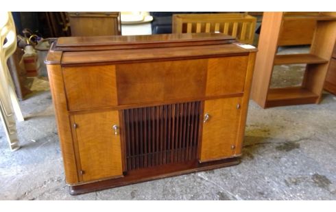 MEUBLE HIFI ACAJOU PHILIPS