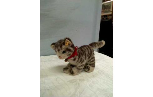 KUSCHELTIER KATZE <STEIFF> GRAU