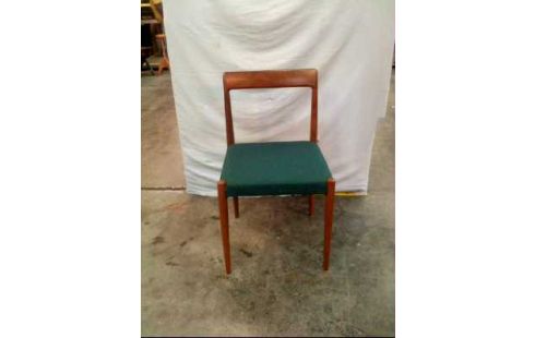 STUHL HOLZ TEAK POLSTER GRÜN
