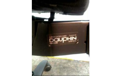 BÜROSTUHL <DAUPHIN> STOFF SCHW. VERST.BAR