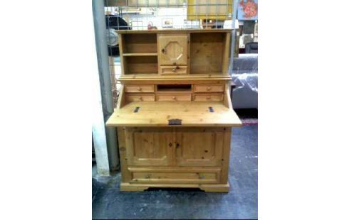 SEKRETÄR HOLZ HELL 7-SCHUBL 3-TÜREN