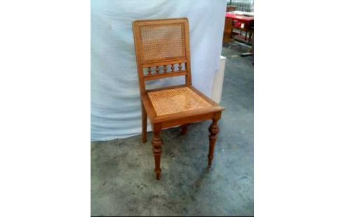 STUHL HOLZ WIENER GEFLECHT ANTIK