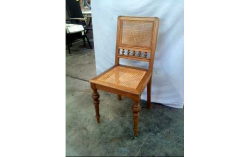 STUHL HOLZ WIENER GEFLECHT ANTIK