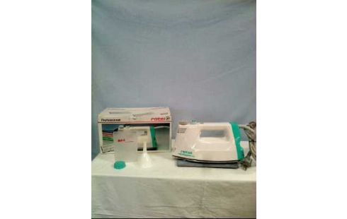 BÜGELEISEN WEIß/TÜRKIS <ROTEL PROFESSIONAL>