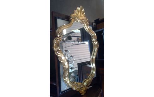 SPIEGEL GOUD ROCAILLE MET TABLET