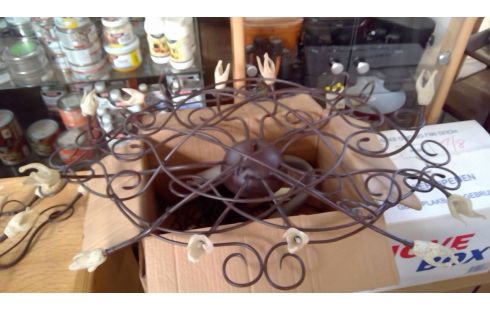 KRONLEUCHTER, , KERZENLEUCHTER MIT GRIFF