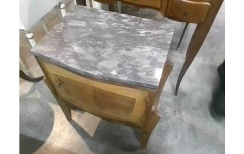 CHEVET 1 PORTE DESSUS MARBRE
