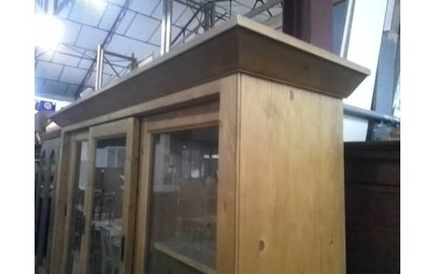 BIBLIOTHEQUE EN PIN 6 PORTES / 6 TIROIRS INTERIOR'S