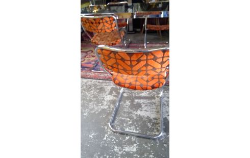 STOEL VINTAGE SPACE/AGE SET VAN 4