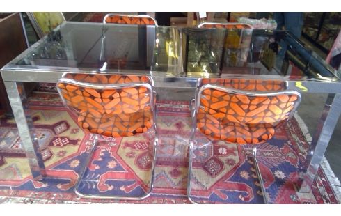 STOEL VINTAGE SPACE/AGE SET VAN 4