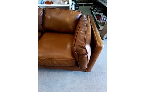 CANAPE CUIR BROOKLYN ALINA