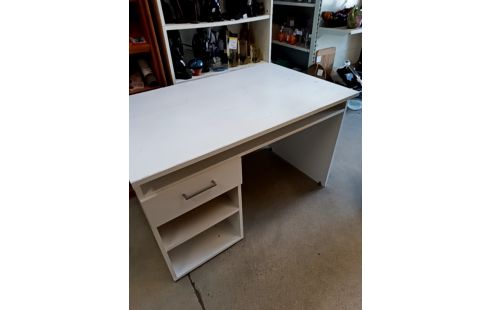 BUREAU MODERNE MELAMINÉ BLANC