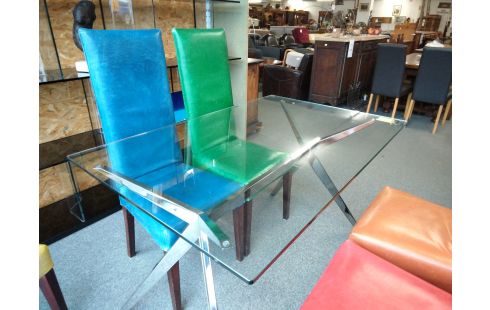 TABLE CALLIGARIS PIETEMENT CHROME