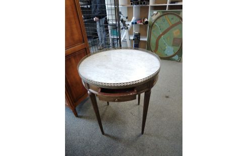 TABLE BOUILLOTE 2 TIROIRS