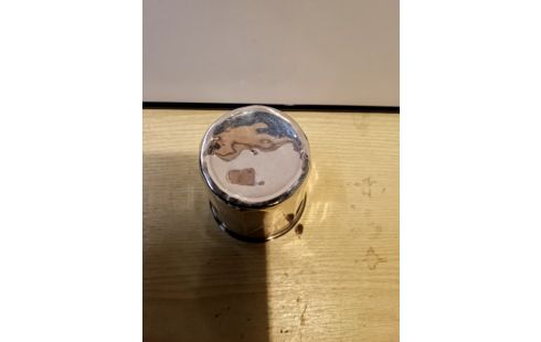 TIMBALE ARGENT MASSIF MINERVE1 58 GRAMMES